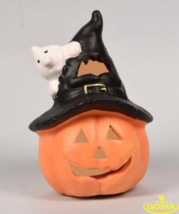 Dynia malutka w czapce - figurka ceramiczna halloween - 2862438309