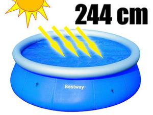 PRZYKRYCIE SOLARNE na BASEN 244 cm BESTWAY INTEX - 2853233412