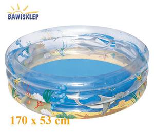 Basen 170x53 cm "Sea Life" 3 piercienie Bestway - 2853233331