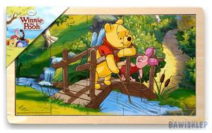 KUBU PUCHATEK puzzle drewniane ukadanka Playme - 2823153929