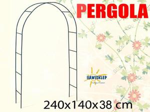 PERGOLA OGRODOWA 240x140x38cm skadana - 2853233423