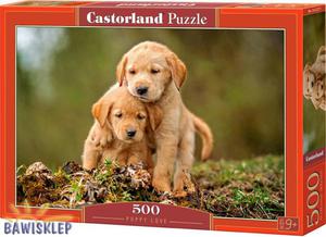 Puzzle 500 el. Puppy Love Castorland - 2853233552