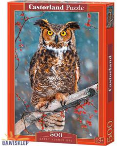 Puzzle 500 el. Great Horned Owl Castorland - 2853233563
