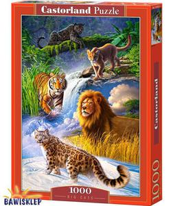 Puzzle 1000 el. Big Cats Castorland - 2853233576