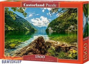 Puzzle 1500 el. Lake Koenigsee in Germany Castor - 2853233581