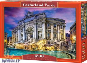 Puzzle 1500 el. Fontaina di Trevi Castorland - 2853233587