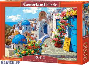 Puzzle 2000 el. Spring in Santorini Castorland - 2853233591