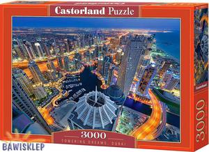 Puzzle 3000 el. Towering Dreams, Dubai Castorland - 2853233597