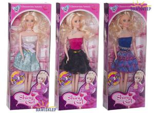 Lalka jak Barbie 28 cm - rne wzory - 2853233607