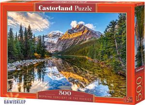 Puzzle 500 el. Morning Sunlight in the Rockies - 2853233616