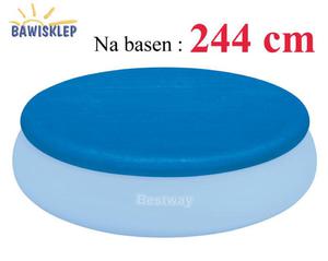 ORYGINALNE PRZYKRYCIE na BASEN 244 cm - BESTWAY - 2853233363