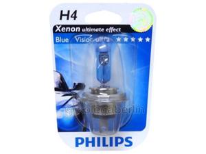 Philips H4 BlueVision Ultra Xenon effekt - 2855987081