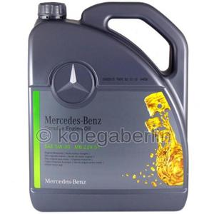 Oryginalny olej Mercedes 5W30 MB 229.51 5L - 2855987361