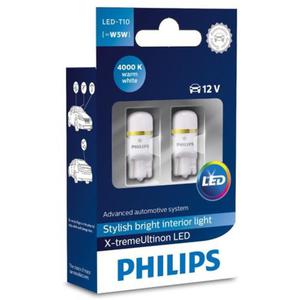 Philips X-treme Vision LED W5W T10 4000K CeraLight - 2855987845