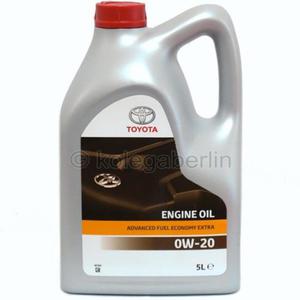 Toyota Engine Oil Advanced Fuel Economy 0W20 5L - 2858308219