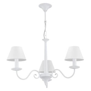 3-pomienna biaa lampa do sypialni ASTOR 1S 1O2893 W3 BIA/1S/Le - 2877893707