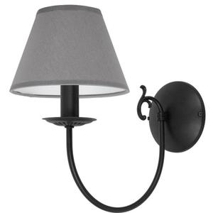 Czarna klasyczna lampa na cian MARIA CZARNA O3120 K1 CZA/1S/08/Le - 2877894257