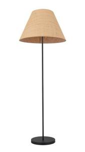 Elegancka czarna lampa podogowa klasyczna GOLDSUN 8S rattan O3369 L1 CZA - 2874411406