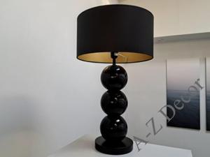 Lampa stoowa PERLA III czarna ceramika 68cm [AZ02765] - 2878263466