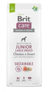 Brit Care Dog Sustainable Junior Large Breed Chicken & Insect, sucha karma dla modych psw ras duych, 12 kg - 2876692850