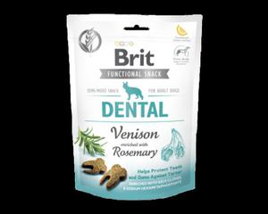 Brit Dog Functional Snack Dental Venison, przysmak dla psw wspierajcy zdrowie jamy ustnej, 150 g - 2876692851