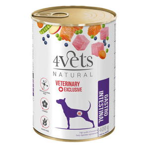 4Vets Natural Dog Gastro Intestinal, mokra karma dla psw z problemami trawiennymi, 400 g - 2870980301