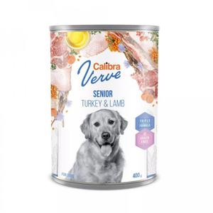 Calibra Verve GF Senior turkey lamb, karma w puszce dla psa seniora, 400 g - 2877667800