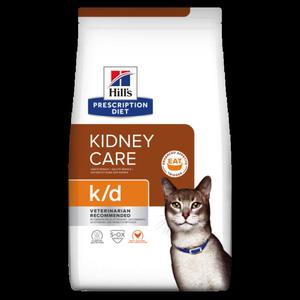 Hill's PD k/d Kidney Care Feline, sucha karma dla kotw z chorymi nerkami, 3 kg - 2870980882