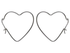 Kolczyki serca z srebrnego drutu k2410- 2,5g. - 2875310205