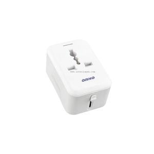 Adapter podrny Orno 4877 Travel EU, US, UK, AU  - 2870977122