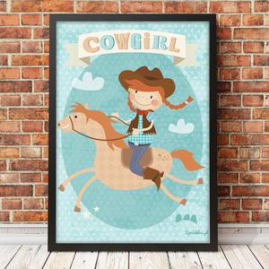Plakat Cowgirl - 2853826234