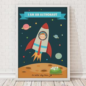 Plakat I am an astronaut - 2853826237