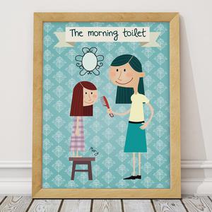 Plakat The mornig toilet - 2853826258