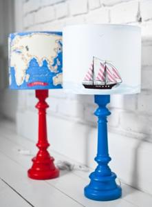 Lampa Okrt na Morzu z okrg niebiesk nog - 2853826578