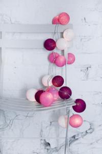 Cotton Ball Lights Sweet pink - 2853826645