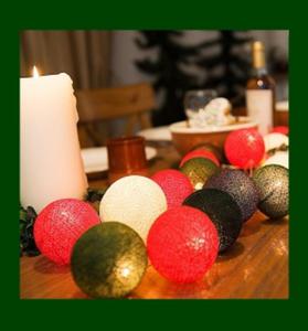Cotton Ball Lights Christmas time - 2853826665