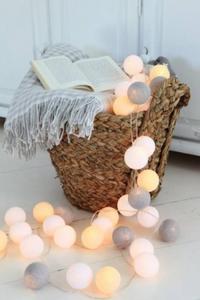 Cotton Ball Lights by Green Canoe - 2853826674