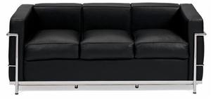 Sofa trzyosobowa Kubik inspirowana LC2 - 2853823625