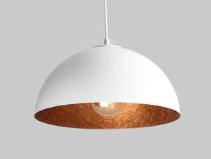 Lampa wiszca LORD 35 - miedziano-biaa - 2859674102