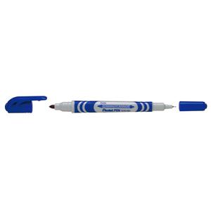 Marker PENTEL dwustronny N65W - niebieski - 2825401543