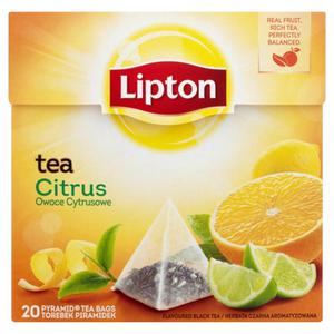 Herbata eksp. LIPTON piramidka Citrus Tea - 2847291141