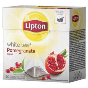 Herbata eksp. LIPTON piramidka White Tea Pomegrana - 2847291145