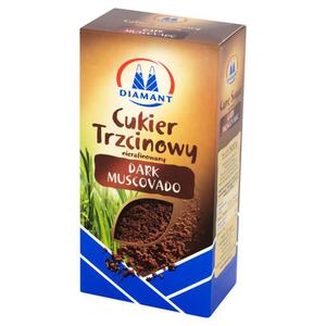 Cukier DIAMANT trzcinowy sypany Dark Muscovado 500g. - 2847291157