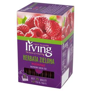 Herbata eksp. IRVING Green - malina 20 kop. - 2847291176