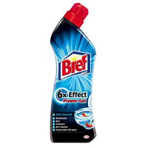 Pyn do WC BREF 10 x effect power gel - mix róne