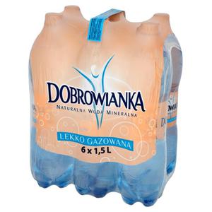 Woda DOBROWIANKA 1,5l. lekko gaz. op.6 - 2847291348