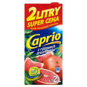 Sok CAPRIO 2l. - grapefruit czerwony op.6 - 2847291393