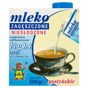 Mleko zagszczone GOSTY 500g. Light - 2847291513