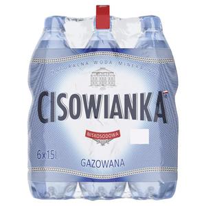 Woda CISOWIANKA op.6 1,5l. - gazowana - 2847291516