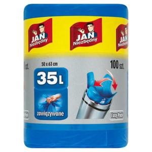 Worki Jan Niezbdny Easy Pack zawiz. 35l.100szt. - 2847291619